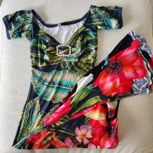 Maria Morena Long Women Dress Size Small Stretch Wrinkle Resistant